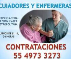 Cuidadores y enfermeras a domicilio y en hospitales en la CDMX - México DF