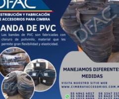 Bandas de pvc ojilladas - México DF