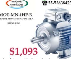 Motor monofasico de 1 h. P. - México DF