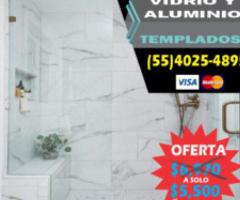 Oferta de cancel templado para baño 6mm claro - México DF - 1