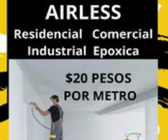 Pintura con airless - Saltillo