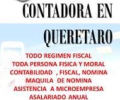 Contadora despacho contable - Corregidora