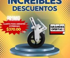 Hypermaq: llantas para andamio - Yecapixtla
