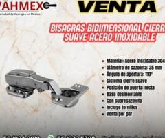 Bisagras bidimensional cierre suave acero inoxidable - Ecatepec de Morelos
