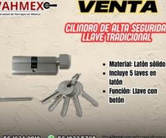 Cilindro de Alta seguridad llave tradicional - Ecatepec de Morelos