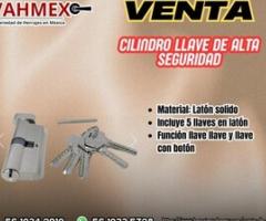 Cilindro llave de alta seguridad - Ecatepec de Morelos