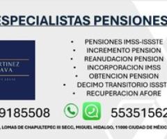 despacho especializado en Pensiones IMSS E ISSSTE - México DF