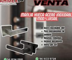 Manija hueca de Acero Inoxidable Mod.LUISAIL.VAHMEX - Chapultepec
