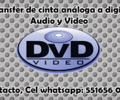 Transfer de Video y Audio análogo a digital. - México DF - 1