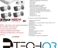 Kit de Video Vigilancia ya instalado - Tepatitlan de Morelos