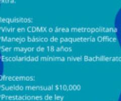 Auxiliar en RR.HH. - México DF