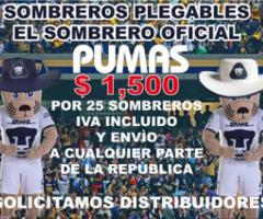 Sombreros personalizados de los pumas para el estadio - México DF