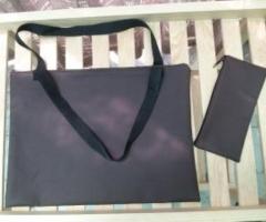 Bolsa morralito y lapicera/cosmetiquera tactopiel - México DF