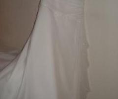 Hermoso vestido de novia blanco incrustaciones swarosky - Benito Juárez - 1