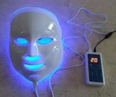 Mascara led facial antiedad 7 colores con control - Guadalajara