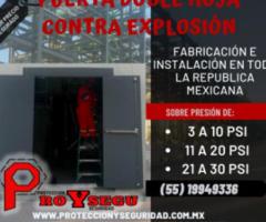 Puerta doble contra explosión - Comalcalco