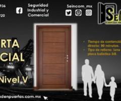 Puerta blindada especial (nivel v) - Ahuacatlan