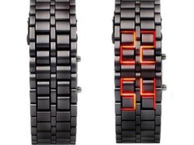 Reloj Estilo Samurai Lava LED Metalicos - México DF - 1