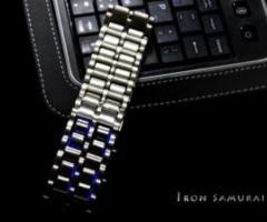 Reloj Estilo Samurai Lava LED Metalicos - México DF