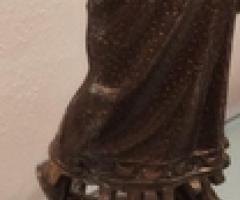 Estatua antigua en bronce de Moctezuma - Apodaca