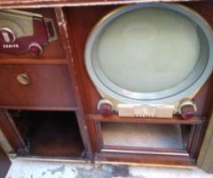 Consola de radio de tv zenith sovereign vintage 1949 con cambiador de fono cobra - Nezahualcóyotl