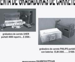 Venta de grabadoras de carrete de los años 60's funcionando - México DF
