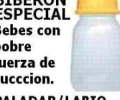 100 biberon mamila chupon.Bebe prematuro o labio leporino paladar hendido - Ciudad Valles - 2
