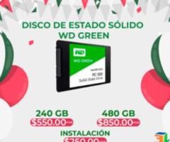 disco esatdo solido WD green - San Pedro Garza Garcia