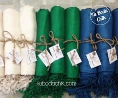 Pashminas para recuerdo de boda - Monterrey